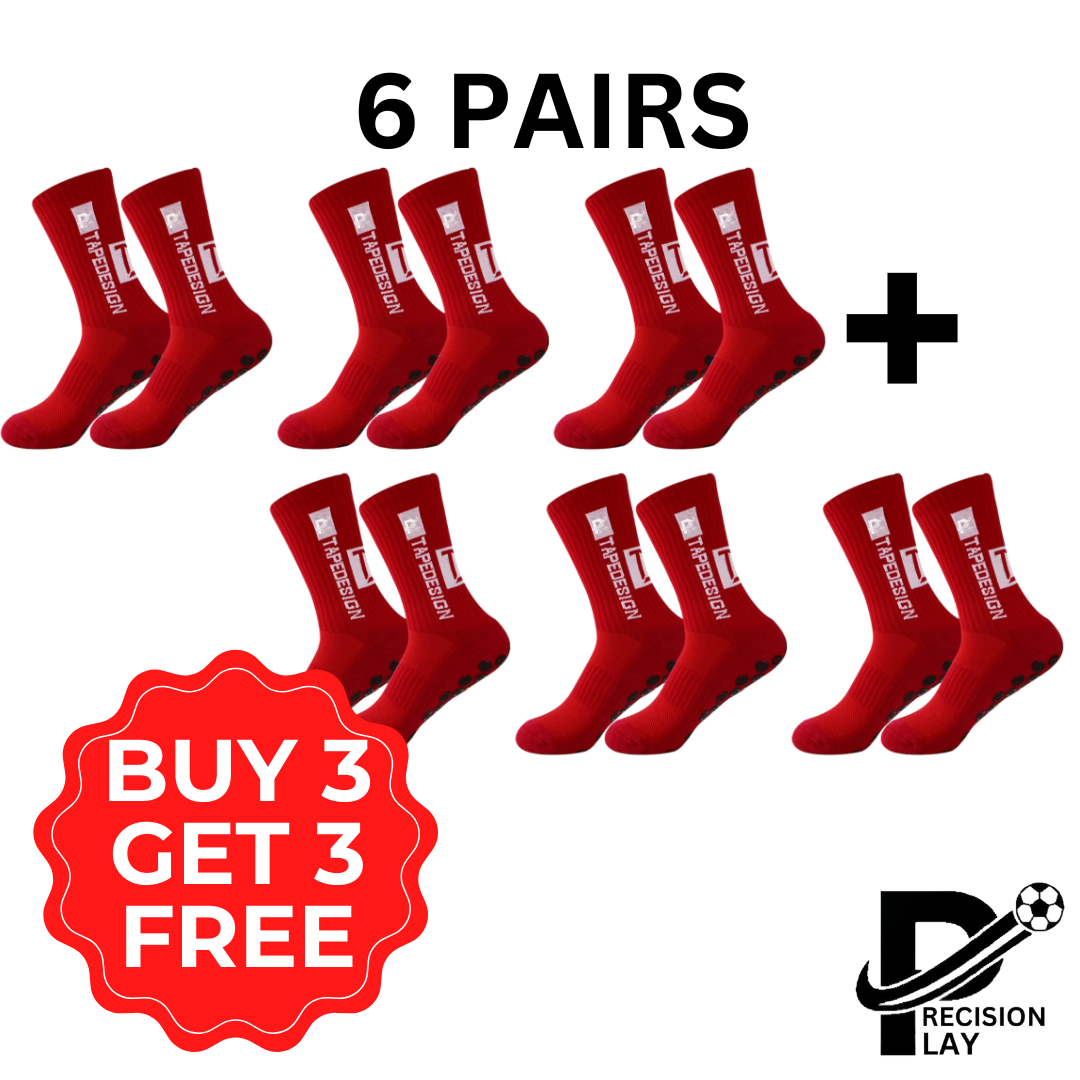 PRECISION PLAY HYPER GRIP SOCKS (6 PAIRS)