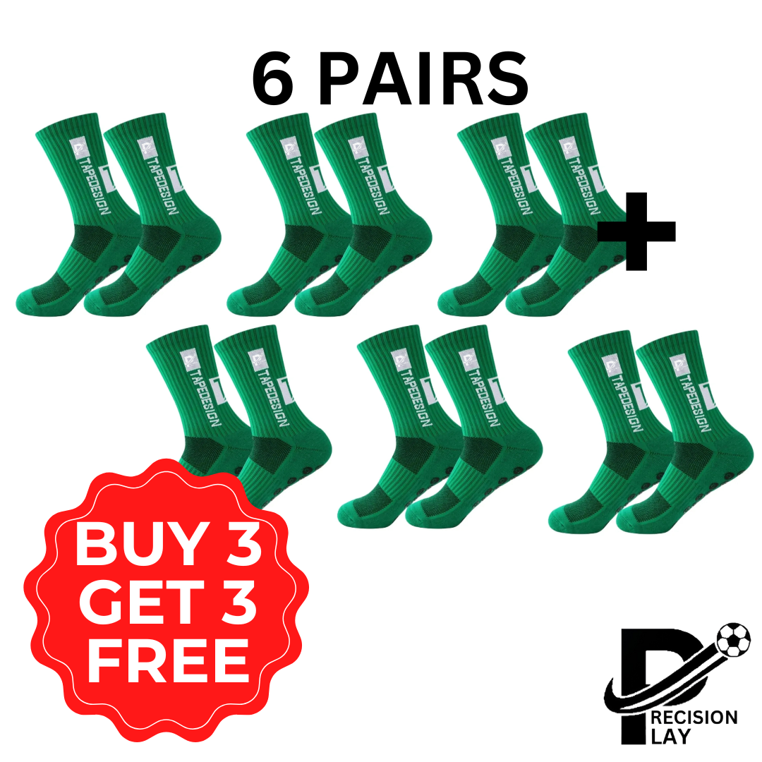 PRECISION PLAY HYPER GRIP SOCKS (6 PAIRS)