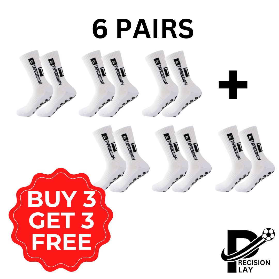 PRECISION PLAY HYPER GRIP SOCKS (6 PAIRS)