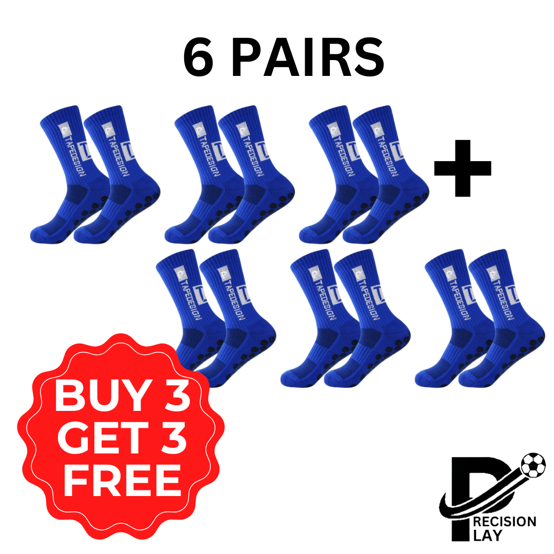 PRECISION PLAY HYPER GRIP SOCKS (6 PAIRS)