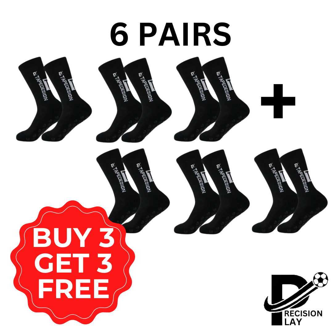 PRECISION PLAY HYPER GRIP SOCKS (6 PAIRS)