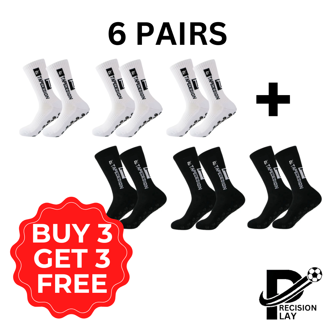 PRECISION PLAY HYPER GRIP SOCKS (6 PAIRS)