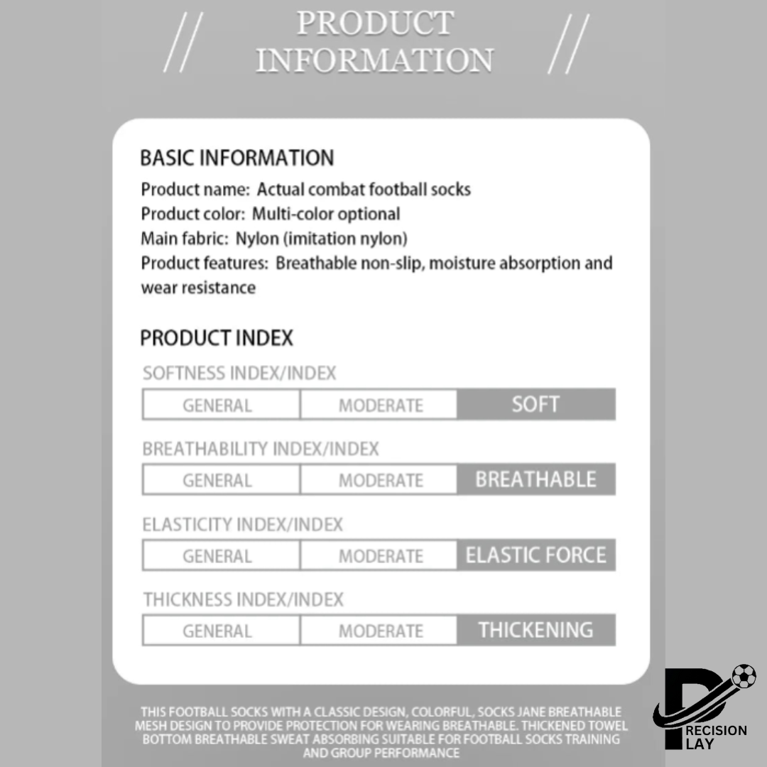 PRECISION PLAY HYPER GRIP SOCKS (3 PAIRS)