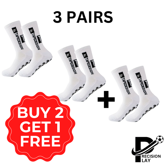 PRECISION PLAY HYPER GRIP SOCKS (THREE PAIRS)